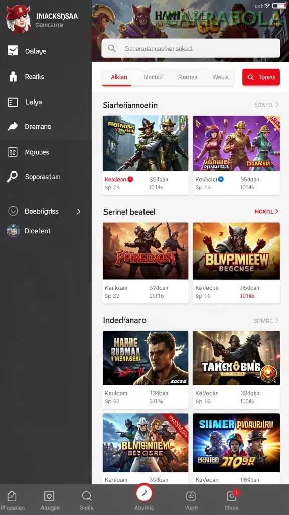 Pratinjau antarmuka cakrabola — aplikasi APK resmi Android v2.5.6